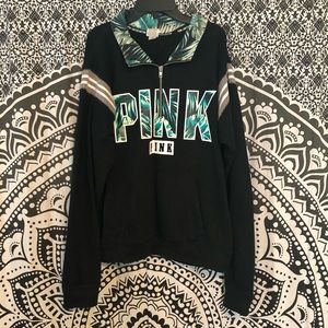 Limited edition PINK half zip sweatshirt